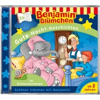 Benjamin Bl&uuml;mchen, Gute-Nacht-Geschichten - Im Schneckentempo, 1 Audio-CD
