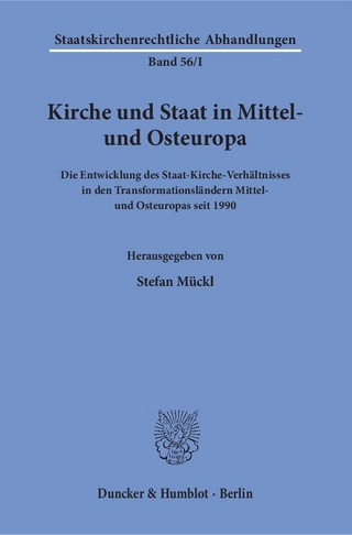 Kirche und Staat in Mittel- und Osteuropa.