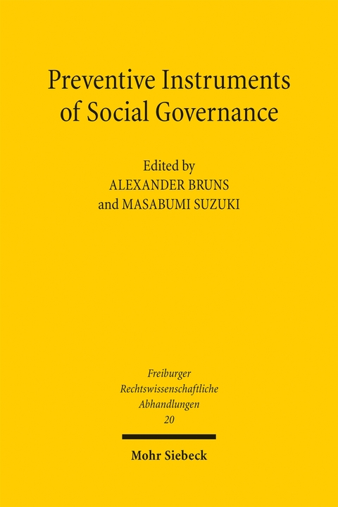Preventive Instruments of Social Governance - 