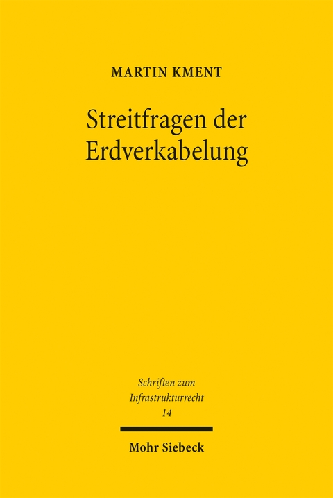 Streitfragen der Erdverkabelung - Martin Kment