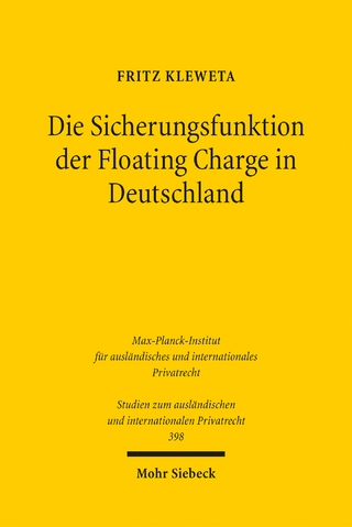 Die Sicherungsfunktion der Floating Charge in Deutschland