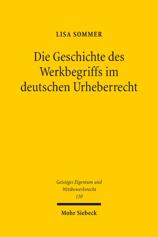 Die Geschichte des Werkbegriffs im deutschen Urheberrecht