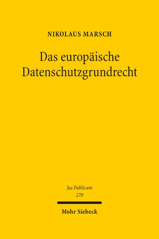 Das europäische Datenschutzgrundrecht