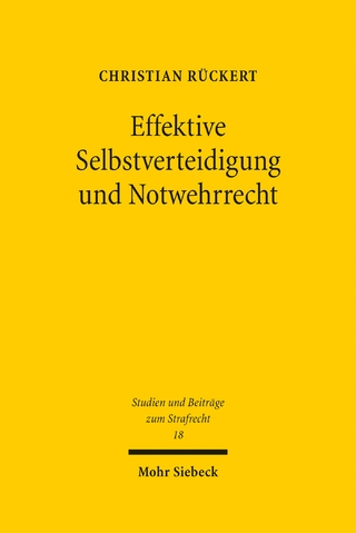 Effektive Selbstverteidigung und Notwehrrecht