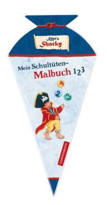 K&auml;pt'n Sharky - Mein Schult&uuml;ten-Malbuch 1,2,3