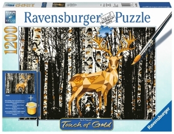 Hirsch im Birkenwald (Puzzle)