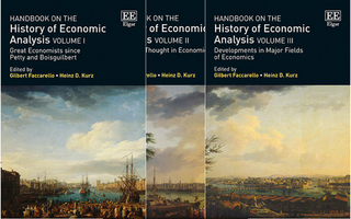 Handbook on the History of Economic Analysis Vol. 1-3
