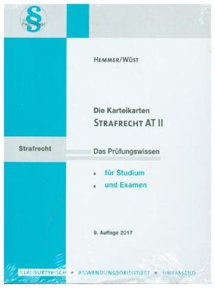 Strafrecht AT II - Karl-Edmund Hemmer, Achim W&uuml;st