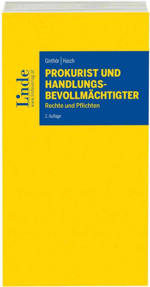 Prokurist und Handlungsbevollm&auml;chtigter - 