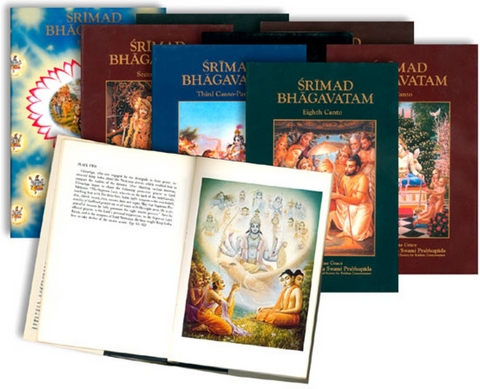 Śrīmad-Bhāgavatam - ganzes Set aus 12 B&auml;nden - Bhagavata Purana -  Bhaktivedanta Swami Prabhupada,  Abhay Charan