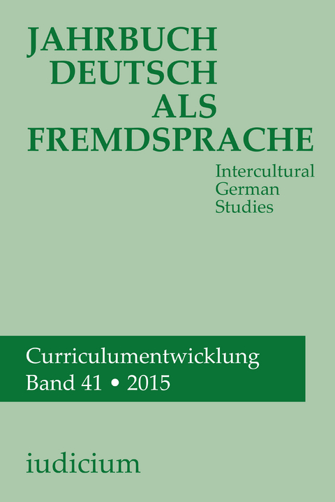Jahrbuch Deutsch als Fremdsprache - 