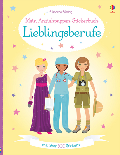 Mein Anziehpuppen-Stickerbuch: Lieblingsberufe - Emily Bone