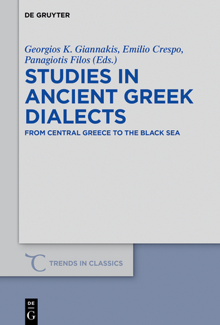 Studies in Ancient Greek Dialects