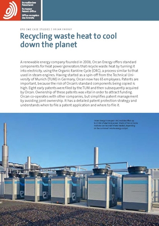 Orcan Energy: Recycling waste heat to cool down the earth