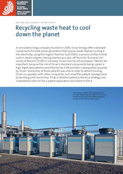 Orcan Energy: Recycling waste heat to cool down the earth