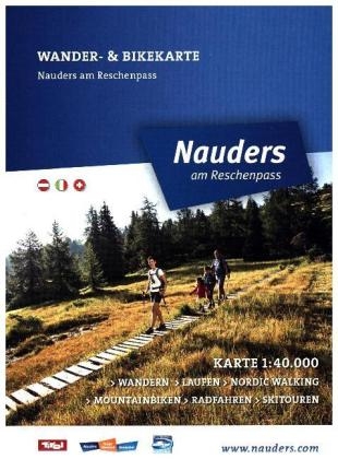 Alpenwelt Wander- & Bikekarte Nauders am Reschenpass
