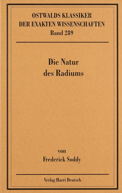 Die Natur des Radiums (Soddy)