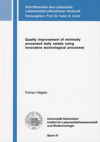 Quality improvement of minimally processed leafy salads using innovative technological processes