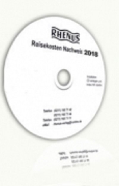 Rhenus Reisekosten CD 2018