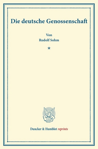 Die deutsche Genossenschaft.