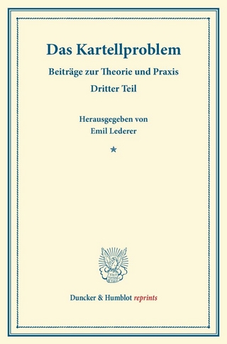 Das Kartellproblem.