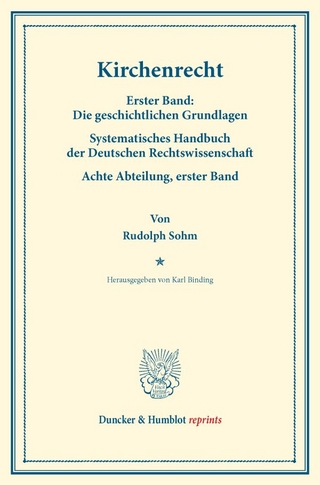 Kirchenrecht.