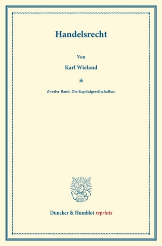 Handelsrecht.