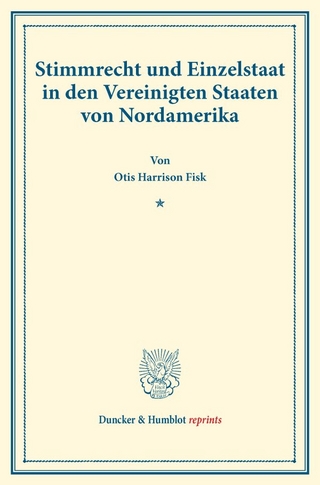 Stimmrecht und Einzelstaat in den Vereinigten Staaten von Nordamerika.