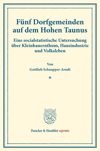 Fünf Dorfgemeinden auf dem Hohen Taunus.