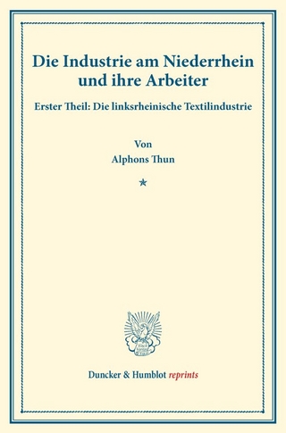 Die Industrie am Niederrhein und ihre Arbeiter.