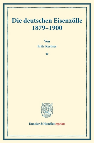 Die deutschen Eisenzölle 1879–1900.
