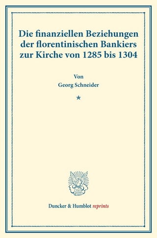 Die finanziellen Beziehungen der florentinischen Bankiers zur Kirche von 1285 bis 1304.