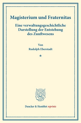 Magisterium und Fraternitas.