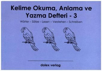 Kelime Okuma, Anlama ve Yazma Defteri - 3
