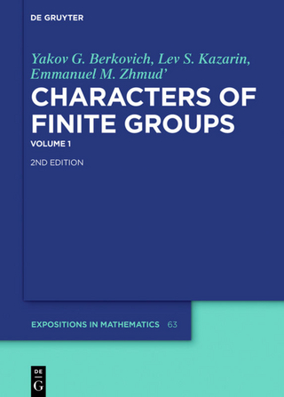 Characters of Finite Groups. Volume 1