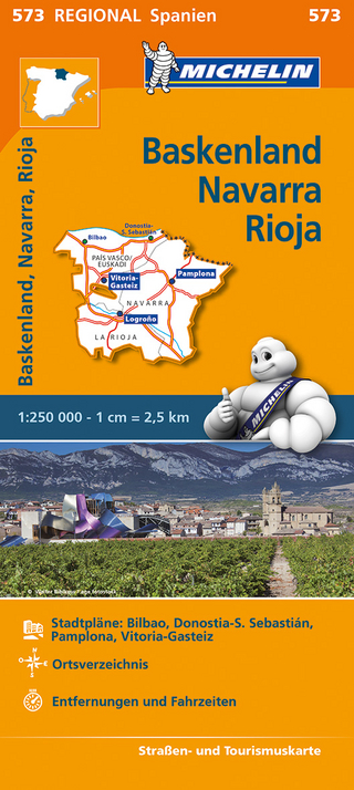 Michelin Karte Baskenland, Navarra, Rioja