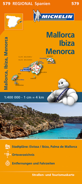 Michelin Karte Balearen (Mallorca, Ibiza, Menorca)