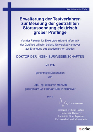 Erweiterung der Testverfahren zur Messung der gestrahlten Störaussendung elektrisch großer Prüflinge