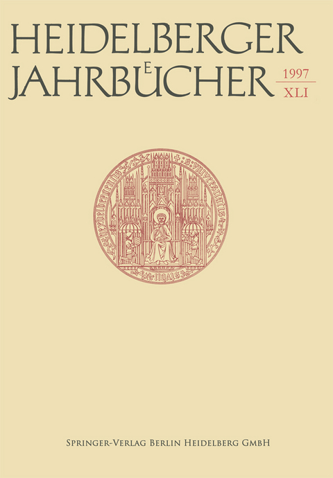 Heidelberger Jahrb&uuml;cher - 