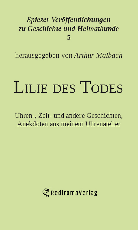 Lilie des Todes - Arthur Maibach