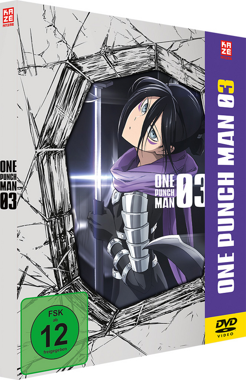 One Punch Man - DVD 3 (Episoden 9-12 und OVA 5+6), 1 DVD - Shingo Natsume