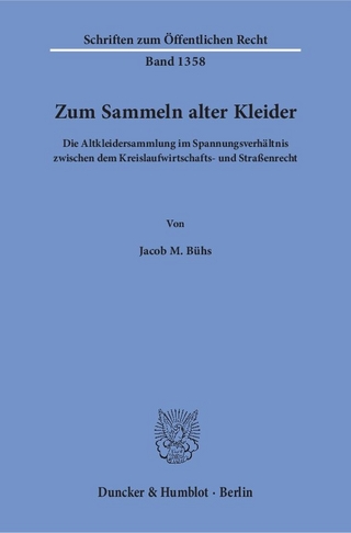 Zum Sammeln alter Kleider.