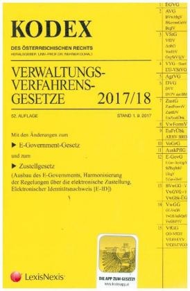 Kodex Verwaltungsverfahrensgesetze (AVG) 2017/18 - 