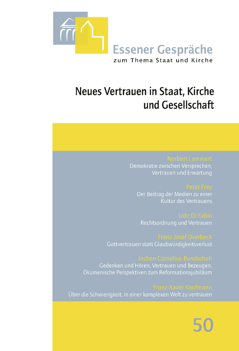Essener Gespr&auml;che zum Thema Staat und Kirche, Band 50 - 