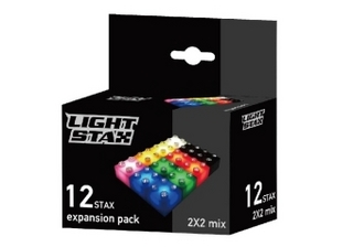 Light Stax, Bausteine, Zusatzsteine mix (12 Stax 2x2)