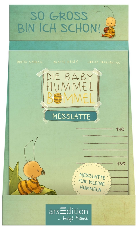 Display "So gro&szlig; bin ich schon" Die Baby Hummel Bommel. Messlatte - Maite Kelly, Britta Sabbag