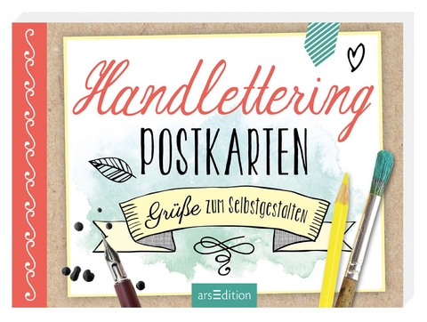 Handlettering-Postkarten