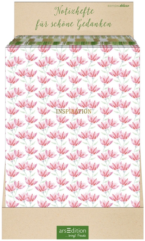 Display Notizhefte f&uuml;r sch&ouml;ne Gedanken