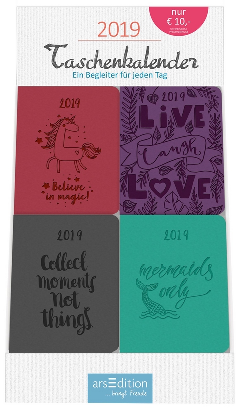 Display Taschenkalender 2019