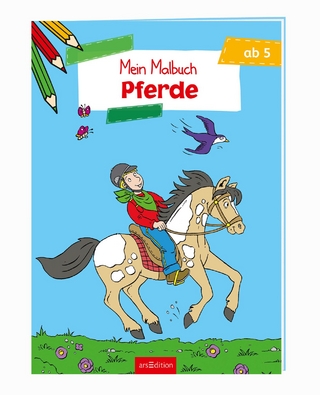 Malbuch ab 5 Jahren - Pferde VE 5